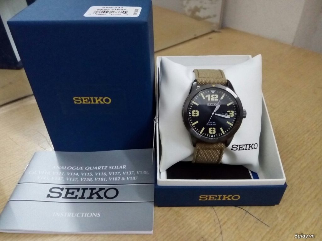 Đồng hồ Seiko Solar SNE331 xách tay từ Mỹ về - 1