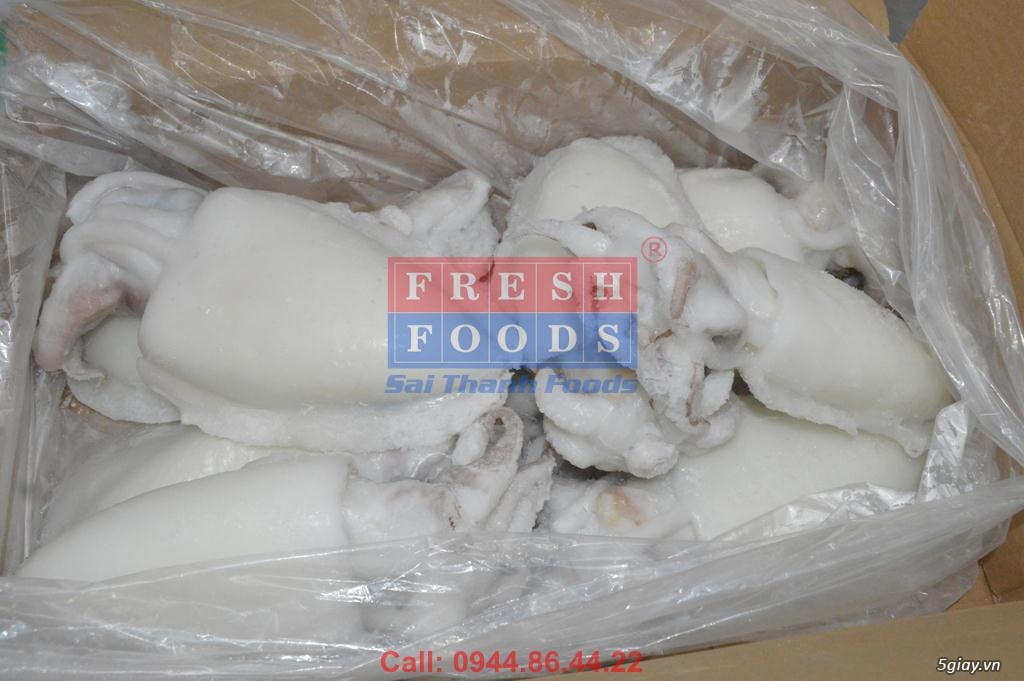 Phân phối Mực Nang làm sạch số lượng lớn tại kho