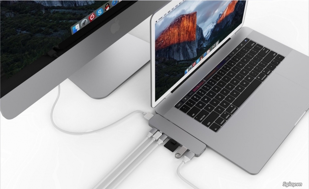 HyperDrive PRO 8-in-2 Hub for MacBook Pro Thunderbolt 3 Port (USB-C) - 2