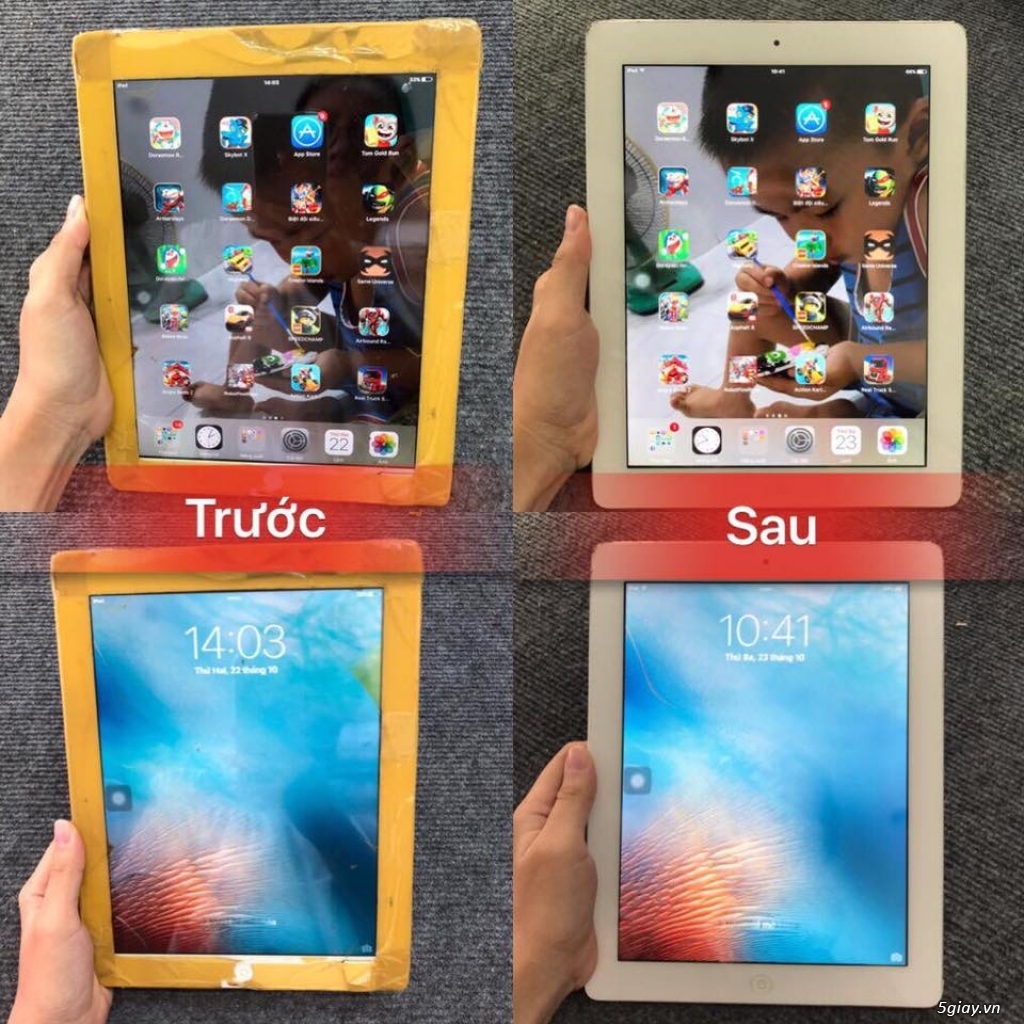 [ VY TÁO STORE ] Nhận ÉP KÍNH, THAY MÀN HÌNH, THAY PIN, ..iPhone iPad - 1