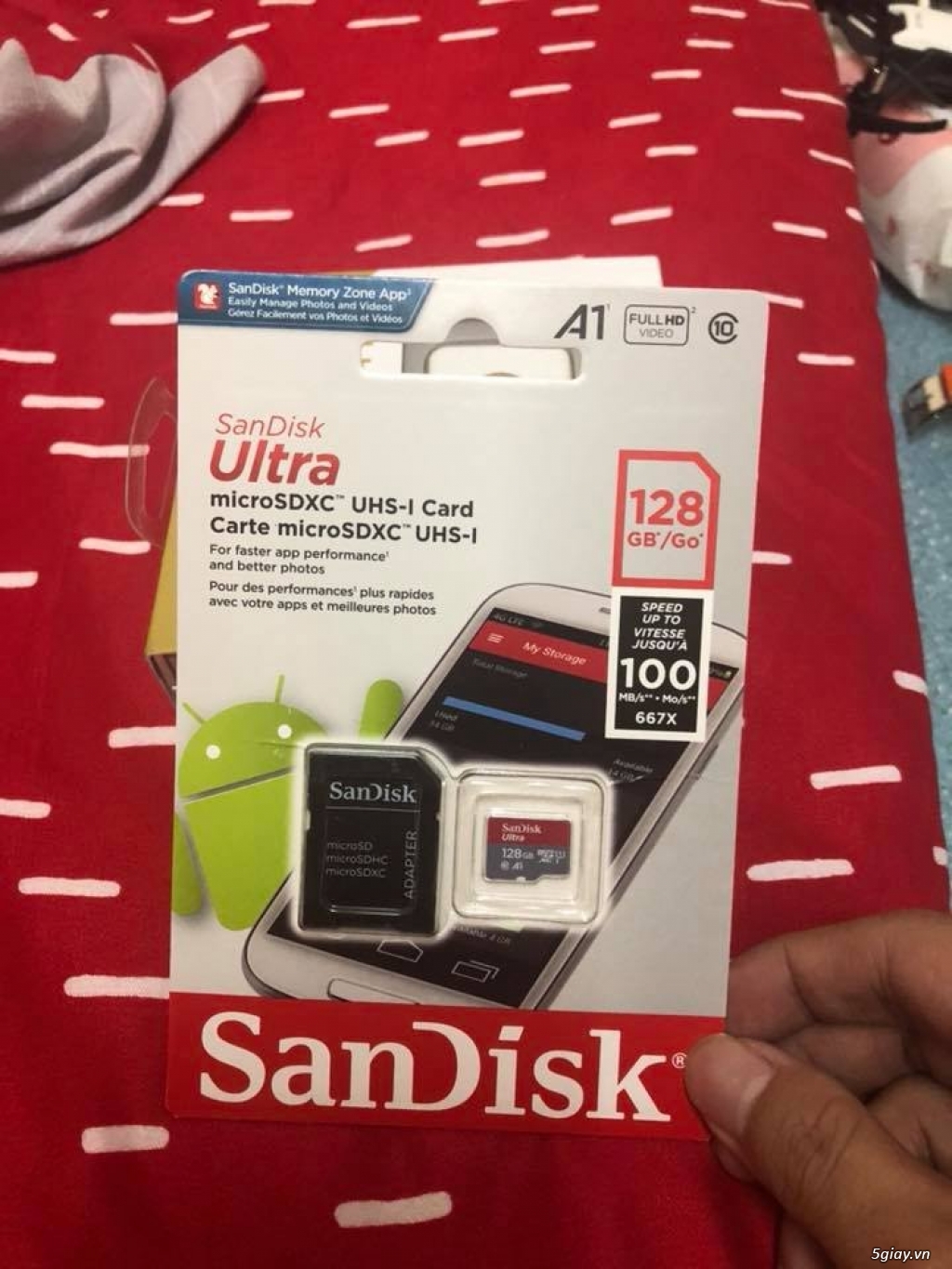 Thẻ nhớ MicroSDXC SanDisk Ultra A1 128GB 100MB/s - 1