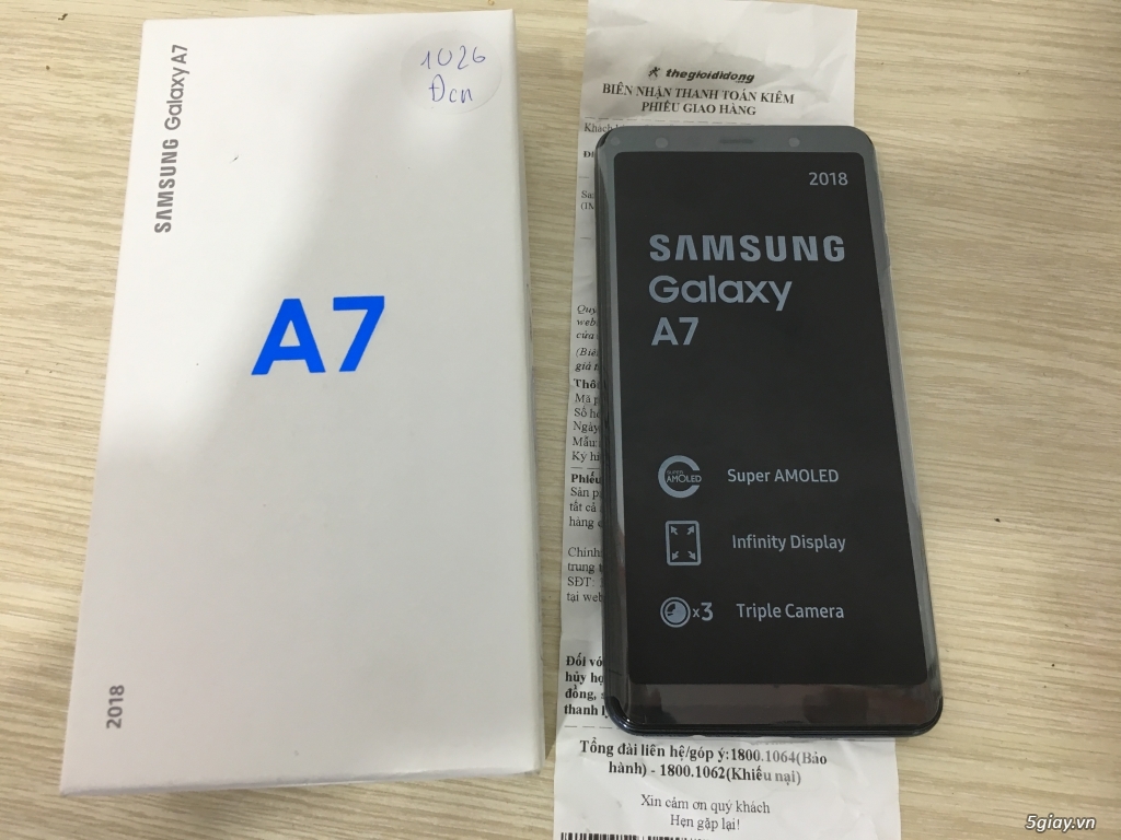 Bán samsung A7 2018 chính hãng mới 100% - 1