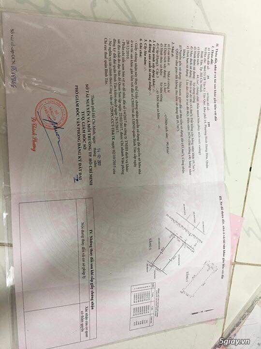 Nhà bán  quận bình tân .tân kỳ tân quý 4× 12 . - 1