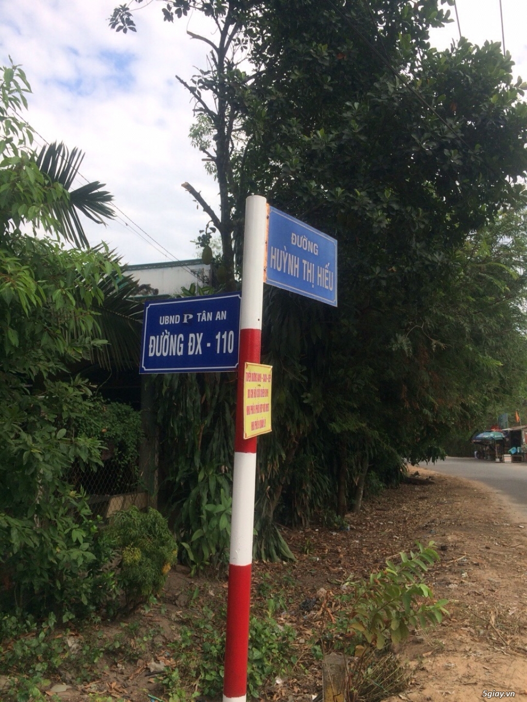 Bán đất BD giá siêu rẻ - 2 mặt tiền Huỳnh Thị Hiếu và ĐX 110 - 5