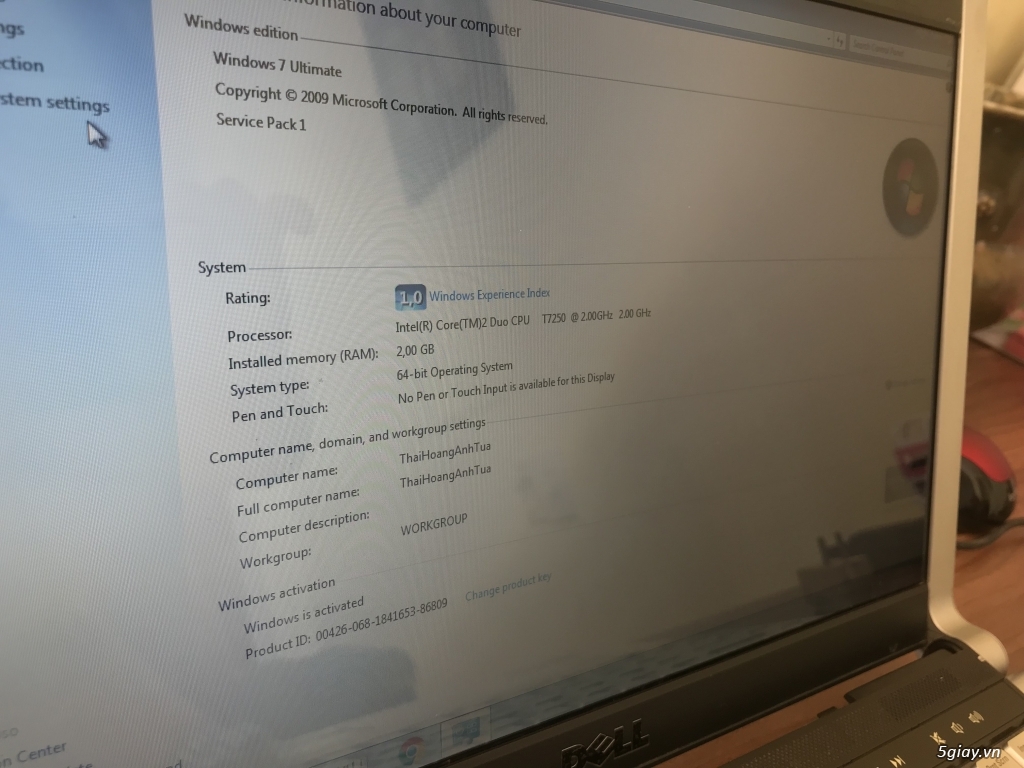 Lên IP XS max cần bán Laptop Dell XPS và CPU Dell Vostro 200 - 1