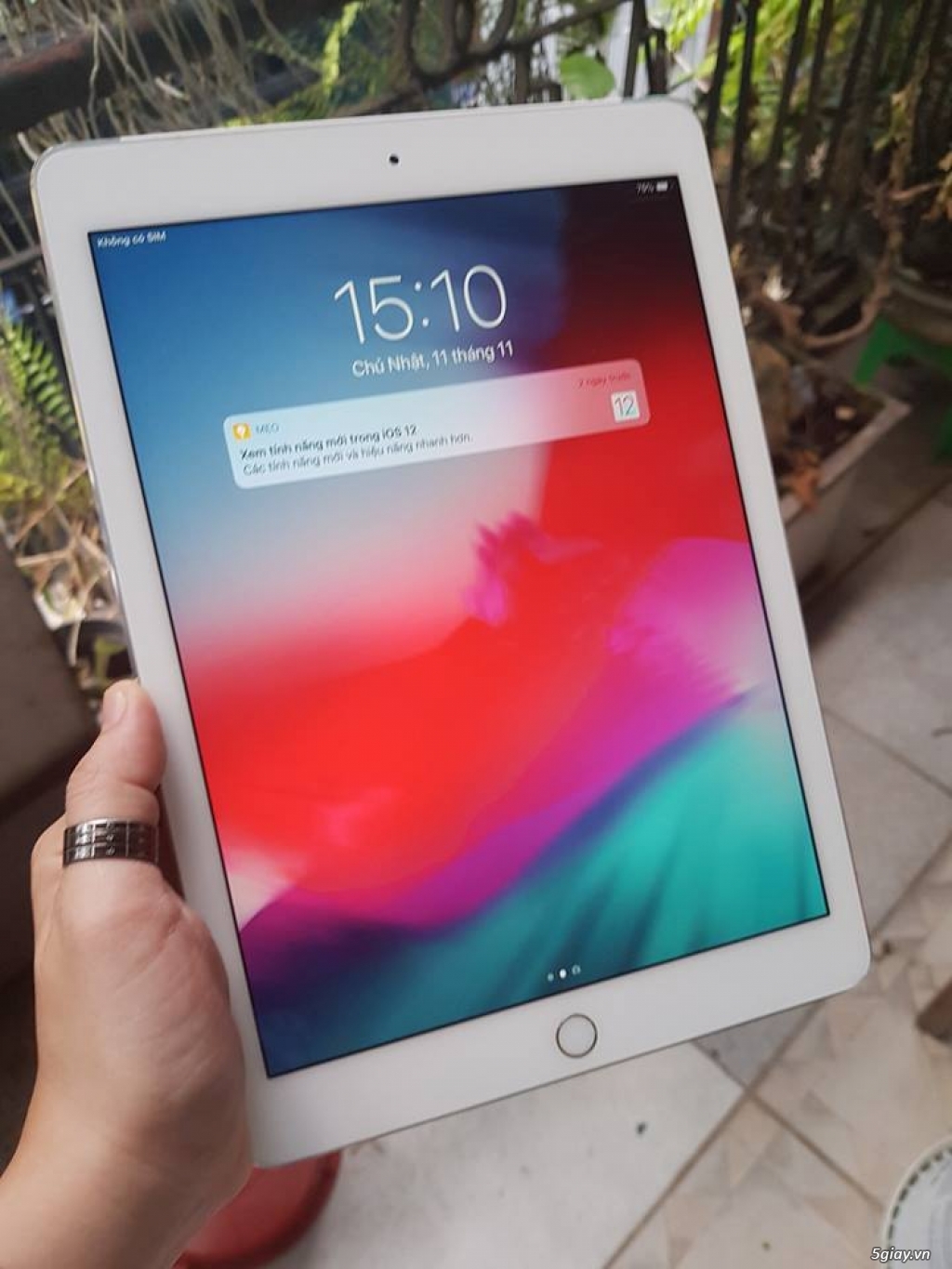 Ipad Air 2 64gb 4g Silver đẹp zin 100% - 6