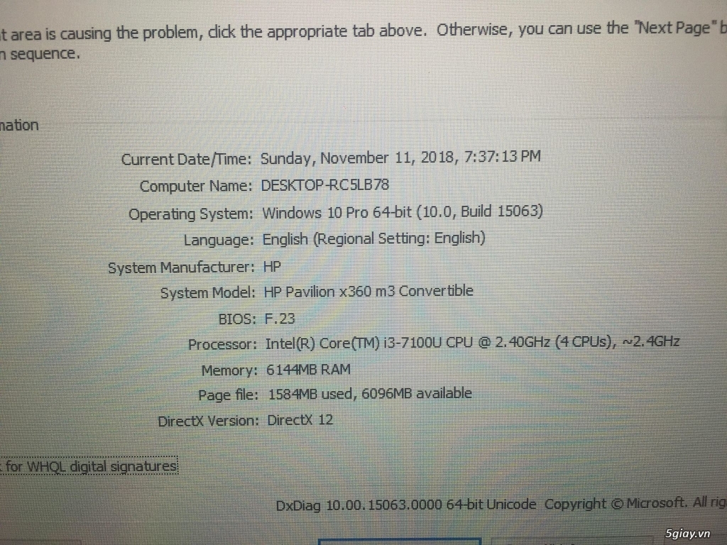 Laptop HP Pavilion x360 M3 i3 7100u Cảm ứng Gập 360 Độ giá rẻ - 3