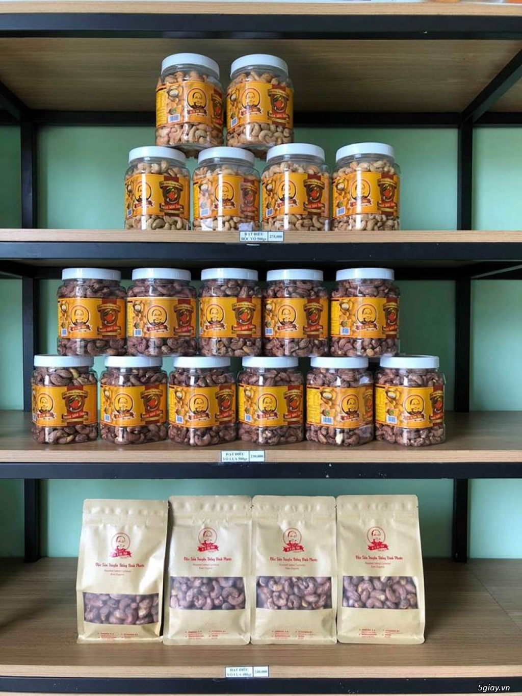 HẠT ĐIỀU RANG MUỐI THƯƠNG HIỆU  BÀ TƯ BÌNH PHƯỚC - 7