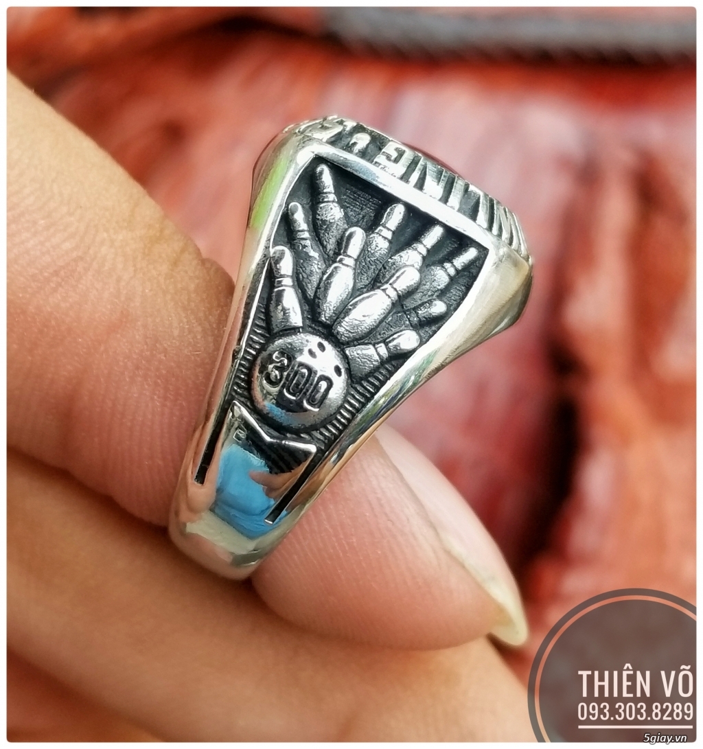 Hợp kim cúp môn bóng rổ 17/12/2001 Hột đá đỏ họa tiết cực đẹp - 7