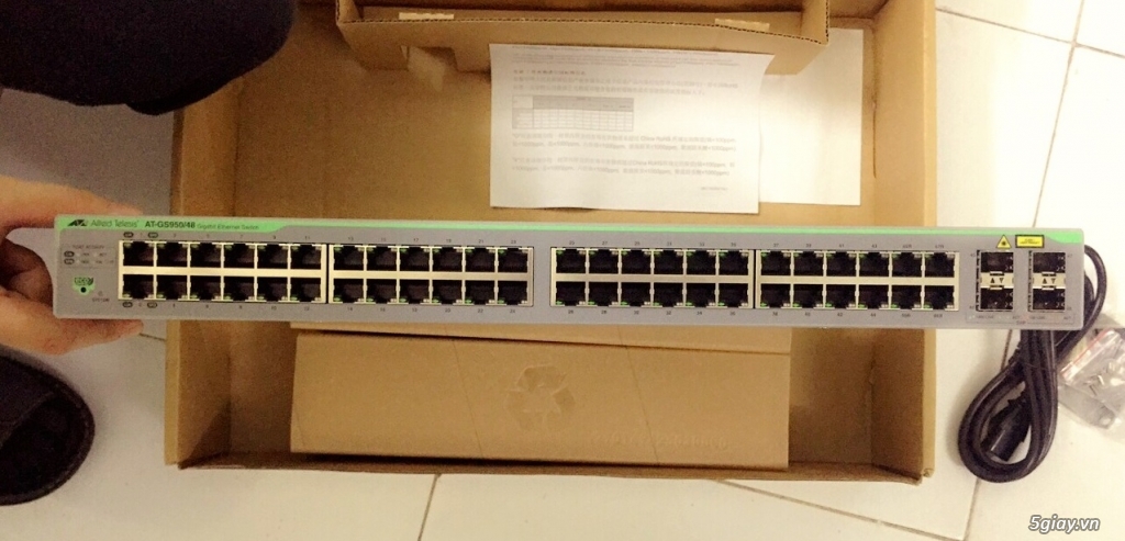 Cần bán: Thiết Bị Mạng Switch Allied Telesis AT-GS950/48-50 (FullBox) - 3