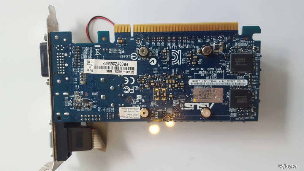 BÁN GẤP VGA 730 DDR5 64BIT CÒN BH 6/2019 GIÁ 350K SL 20 LH: 0901644108 - 1