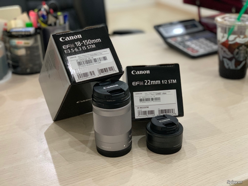 Len Canon EF-M 18-150mm và EF-M 22 - 3
