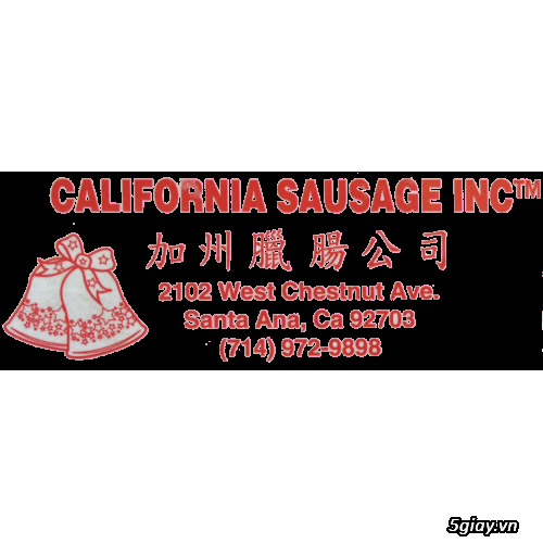 Chuyên Cung Cấp Lạp Xưởng Tươi California Sausage USA - 1