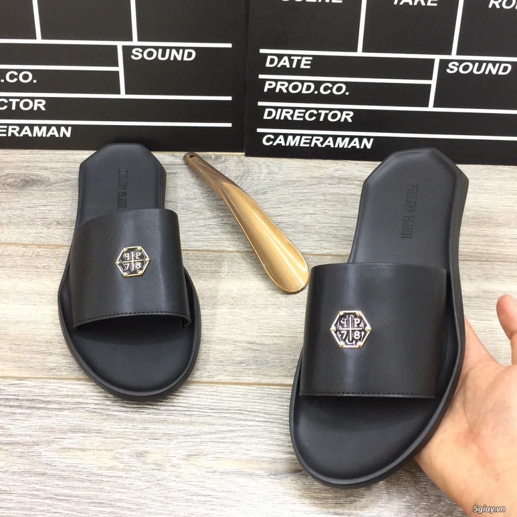 Dép đính hột, đế vát cho anh em thích cá tính - 6