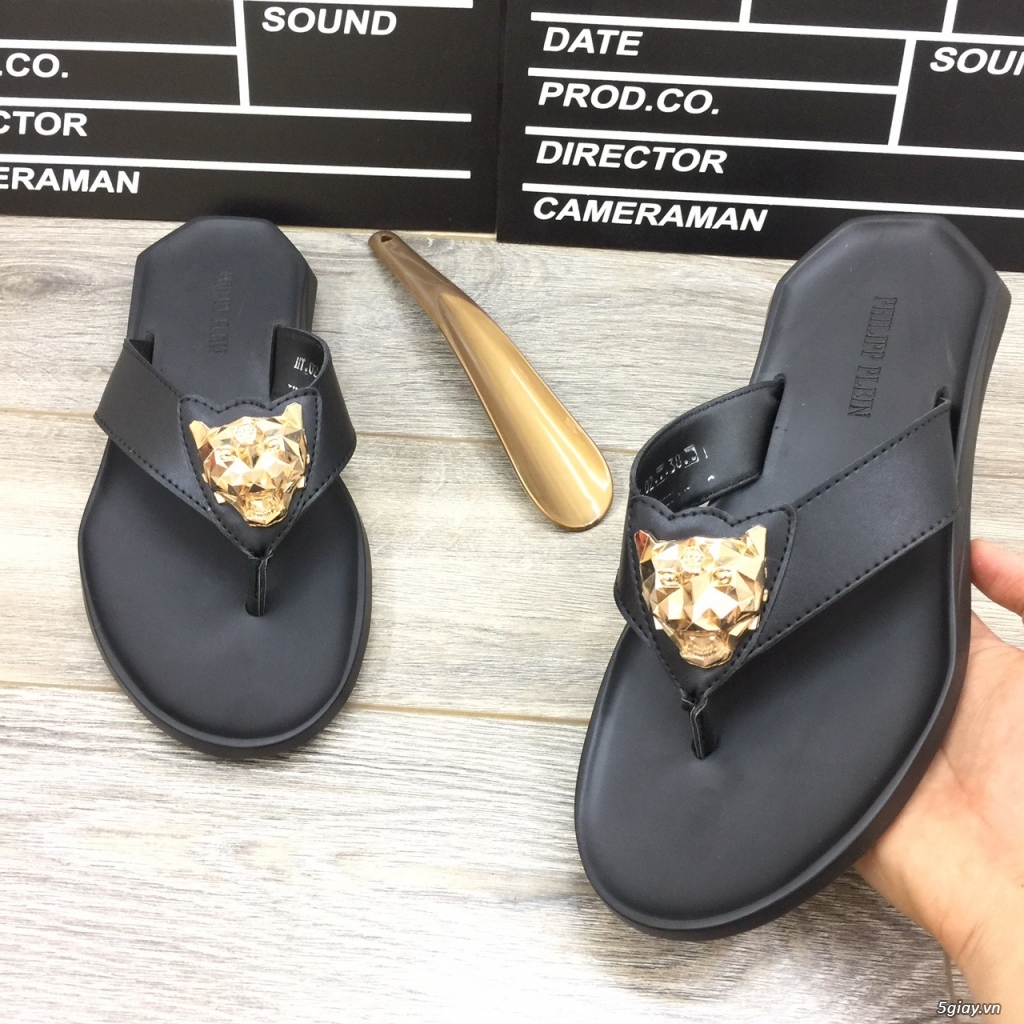 Dép đính hột, đế vát cho anh em thích cá tính - 3