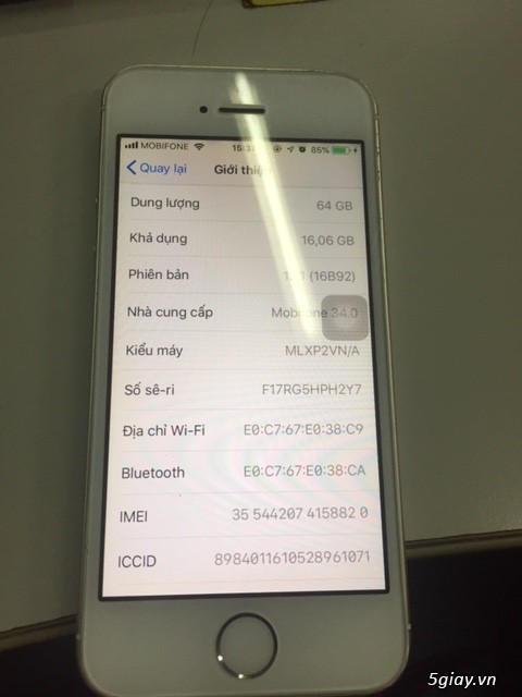 Cần bán iphone SE 64Gb, Iphone 6 16Gb máy quốc Tế của FPT giá rẻ - 1