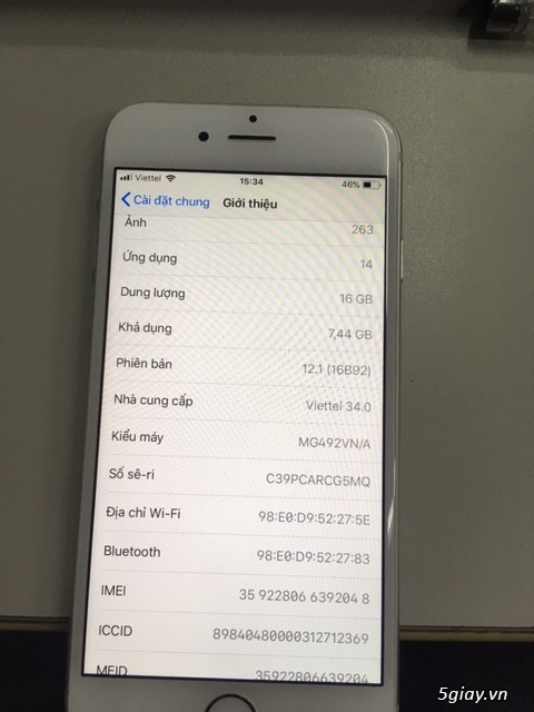 Cần bán iphone SE 64Gb, Iphone 6 16Gb máy quốc Tế của FPT giá rẻ - 5