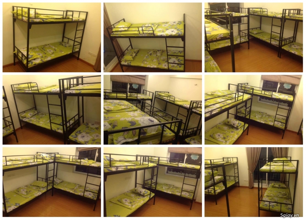 Giường tầng sắt - giường tầng inox gia đình và trẻ em giá rẻ - 26
