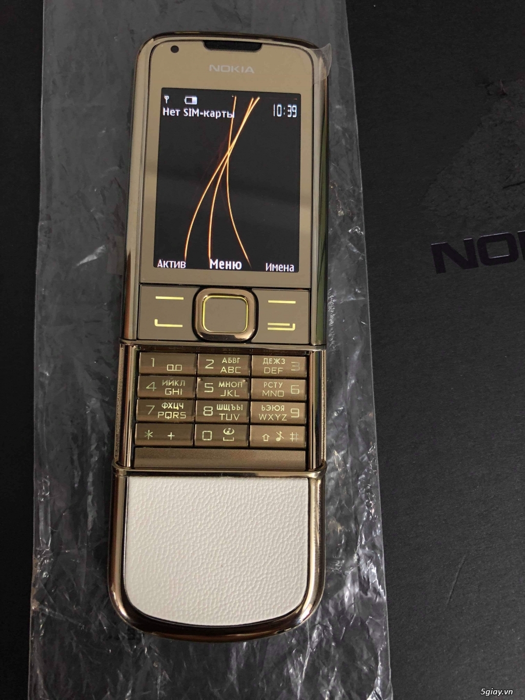 Kinh điển cho BST : Nokia 8800 Gold Arte Brandnew Fullbox xuất Nga PCT