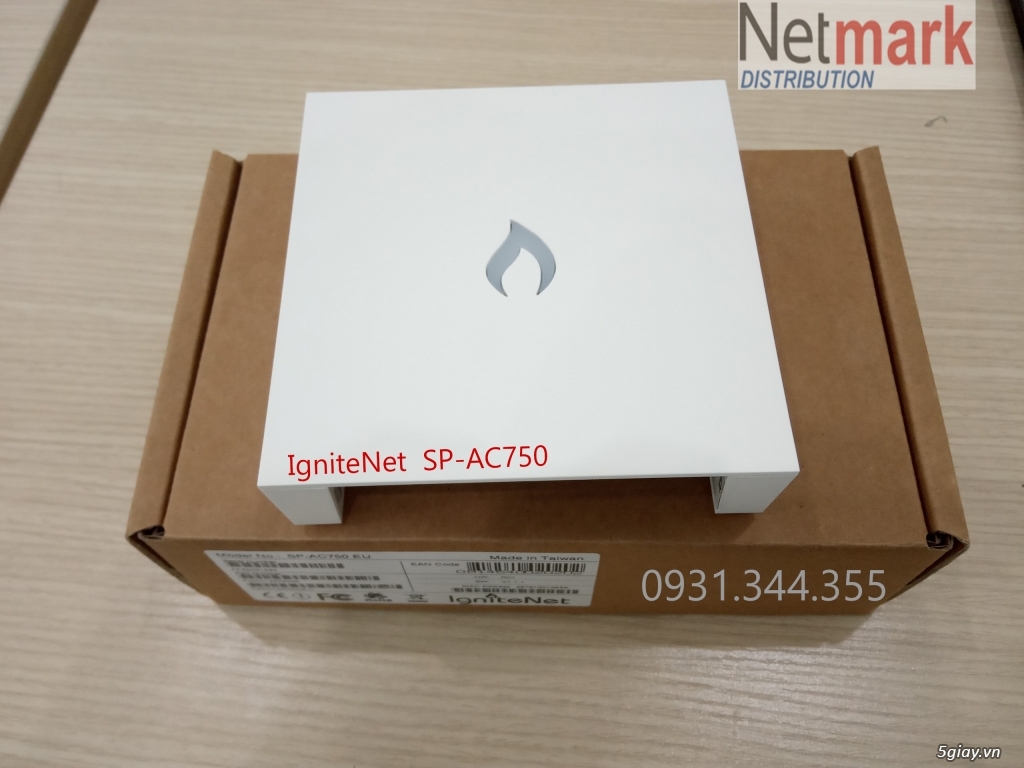Bộ phát wifi chuyên dụng IgniteNet SP-AC750 hỗ trợ đến 128user