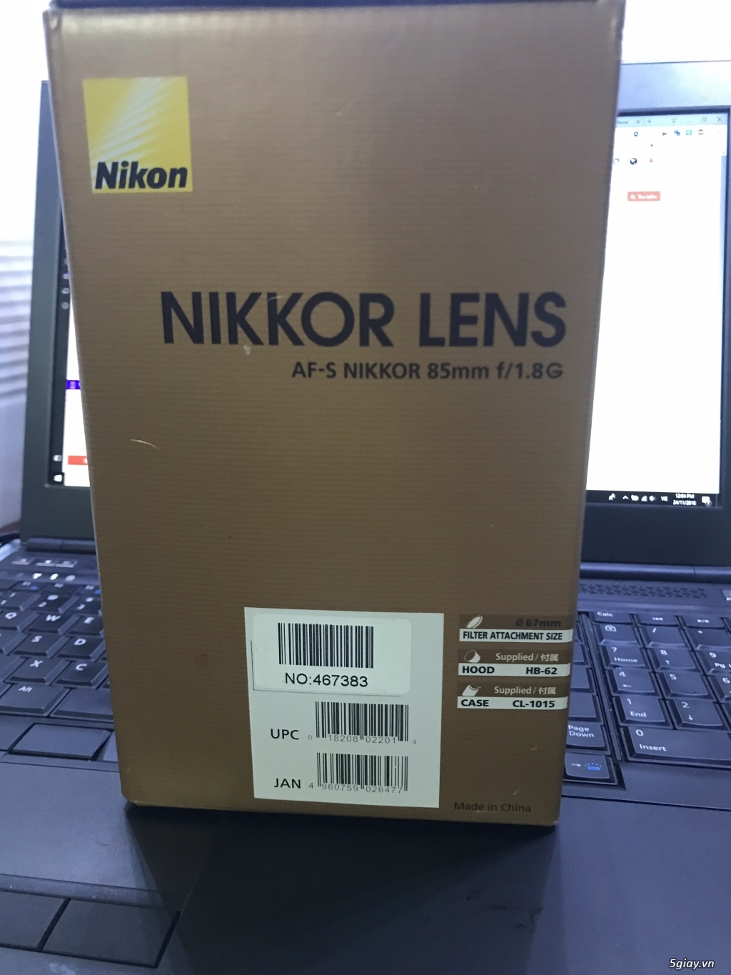 Cần bán Ống kính Nikon 85mm 1.8G AF - còn BH đến 04/2019 tại VJCAMERA - 4