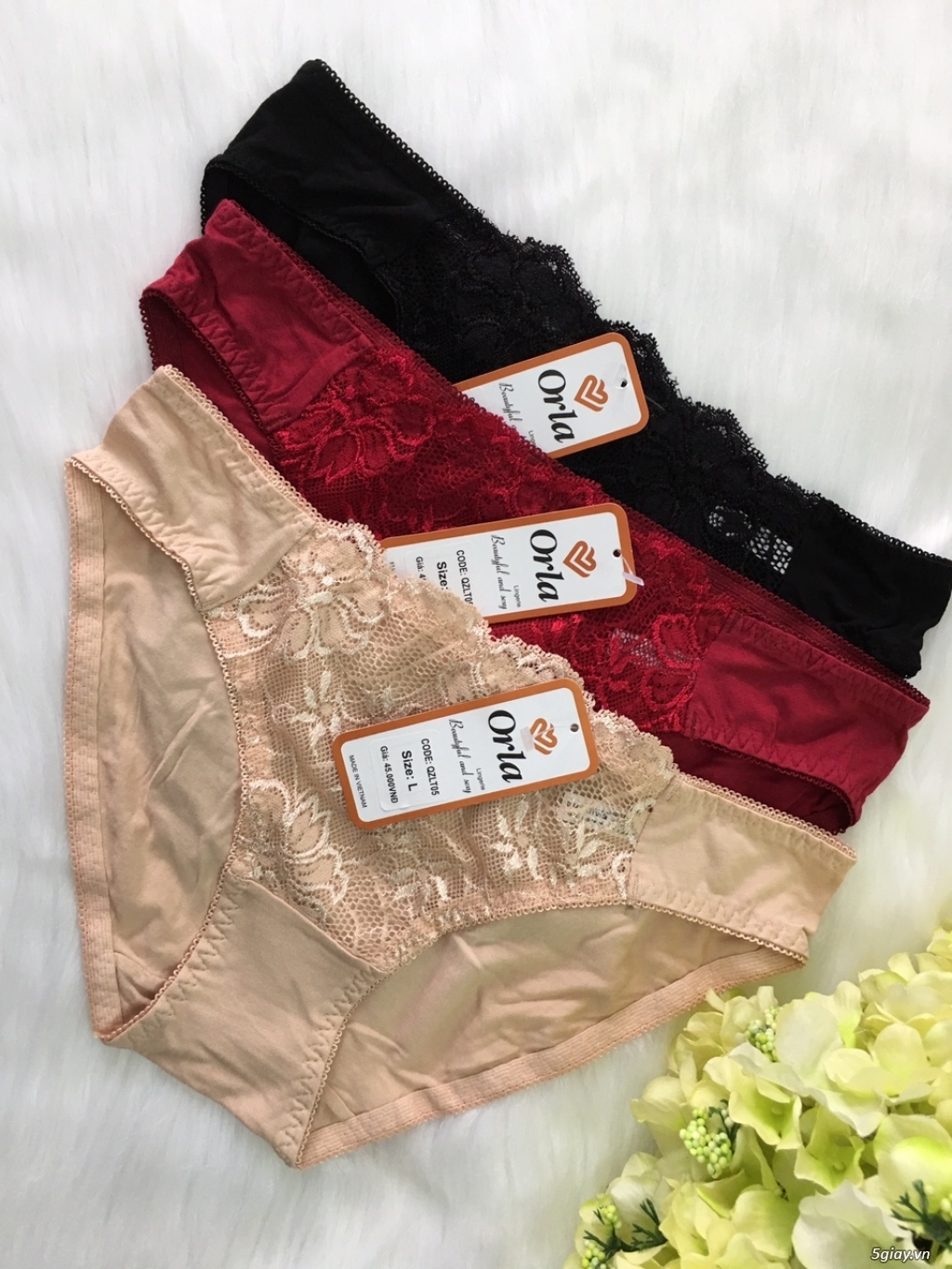Quần lót Orla ren giữa QZTL05 - 3