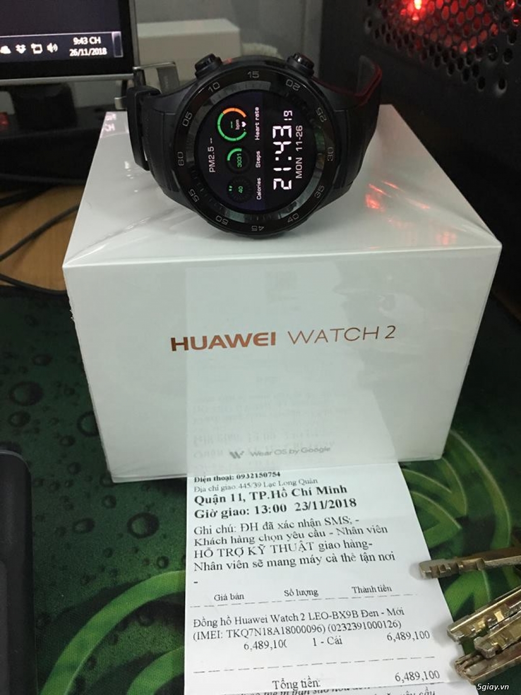 Cần Bán Huawei Watch 2 hàng TGDĐ mới sử dụng 3 hôm