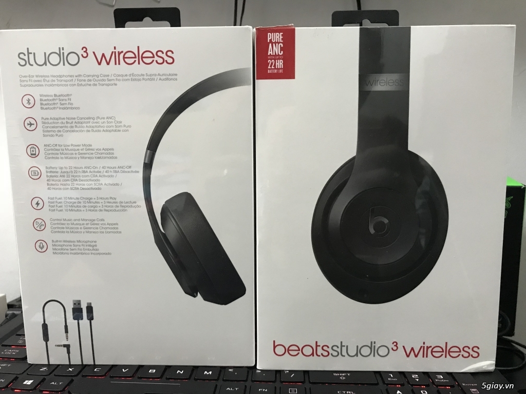 BÁN : Beats Studio 3 wireless Black new 100%