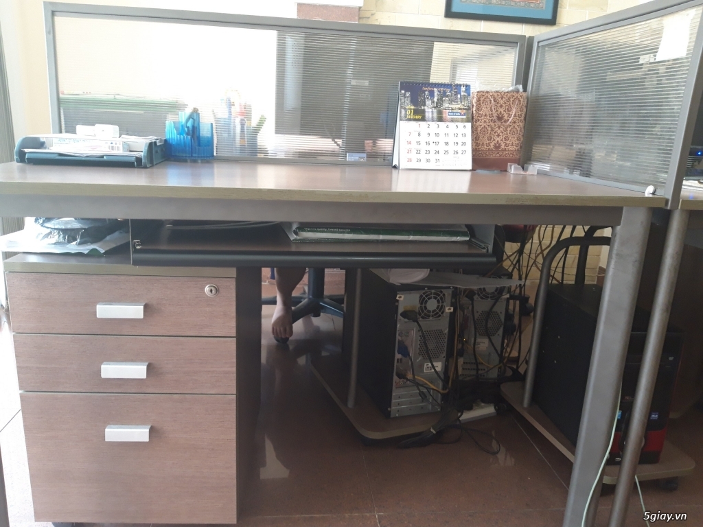 Cần Bán: bộ bàn, tủ văn phòng - 2