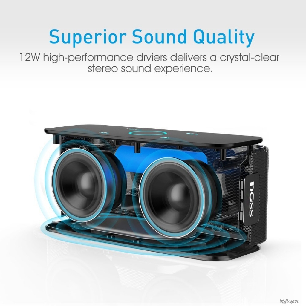 Loa Di Động Doss Soundbox Touch bluetooth V4.0 chất âm hay giá rẻ - 4