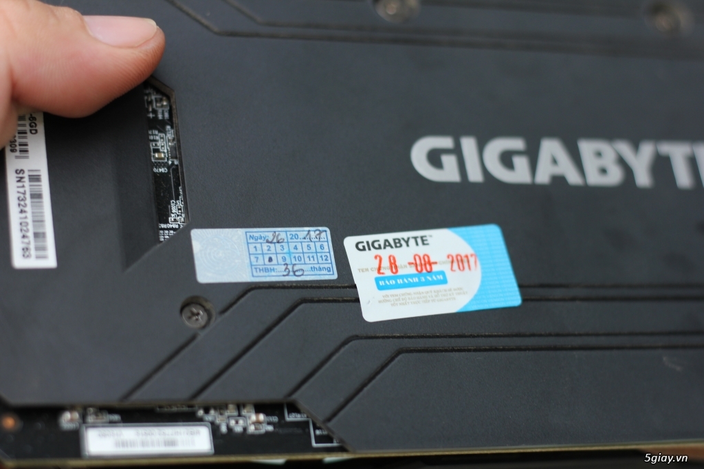 CARD MÀN HÌNH GIGA GTX 1060 WINDFORCE OC GDDR5 6GB BH 8/2020 - 3
