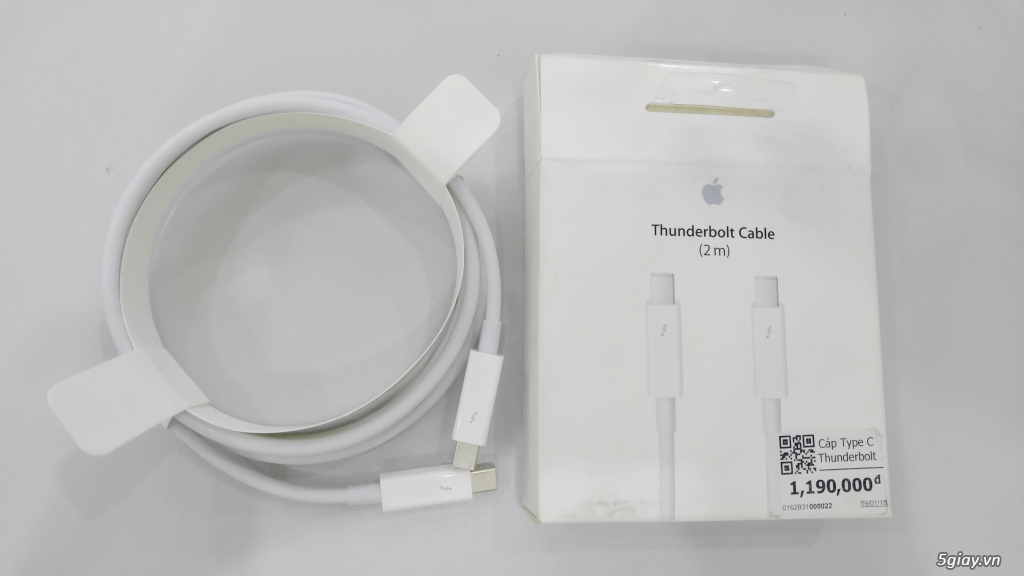 Bán Cáp Apple Thunderbolt to Thunderbolt dài 2m mới 100%, fullbox