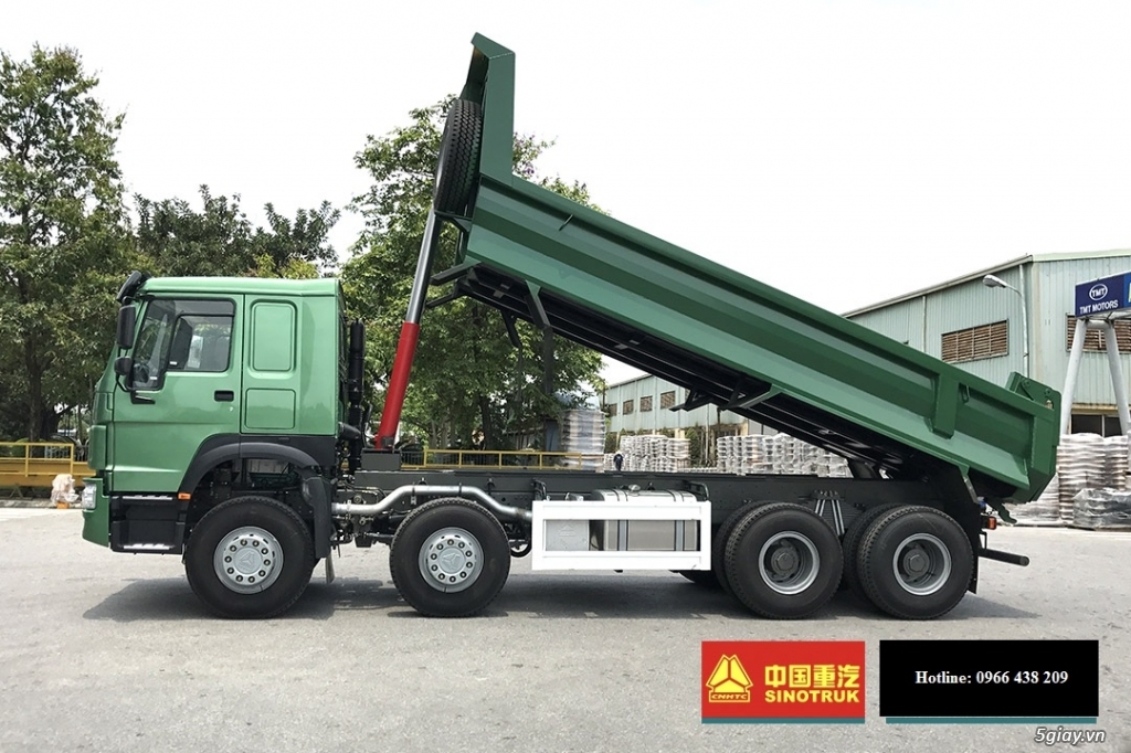 Bán xe tải ben Howo 4 chân, 17 tấn, giá 1.261 tỷ, KM 2% thuế trước bạ - 1