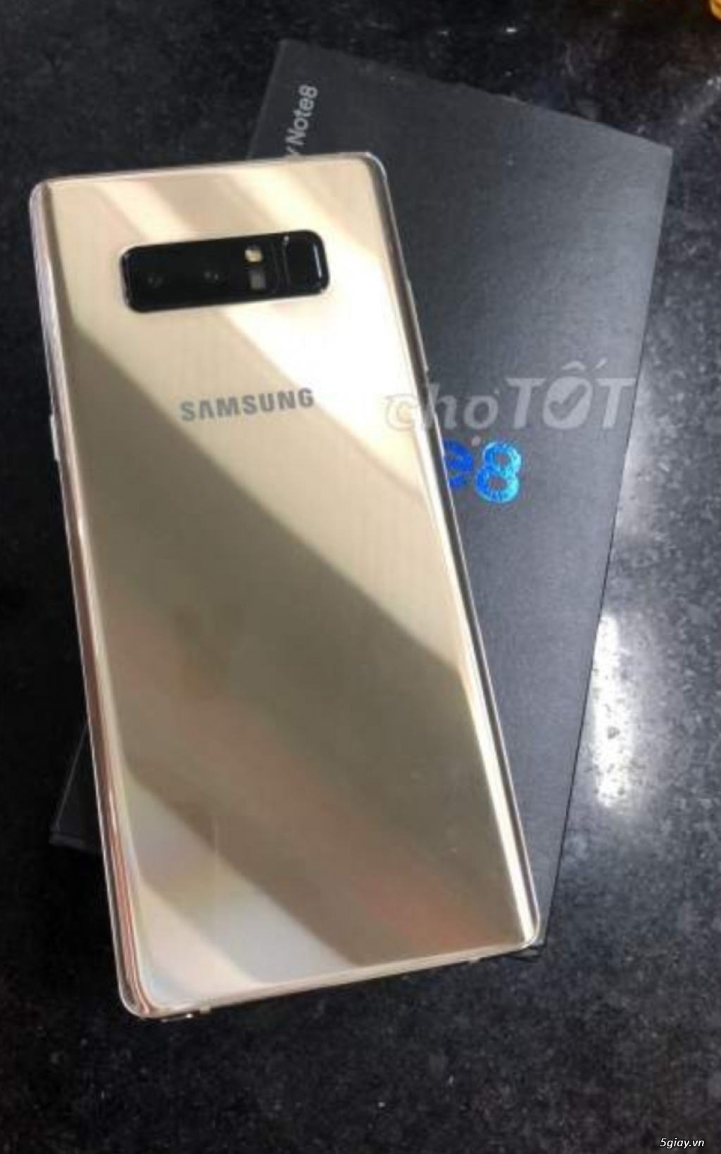 Bán Samsung Note 8 fullbox, BH 30/3/2018,