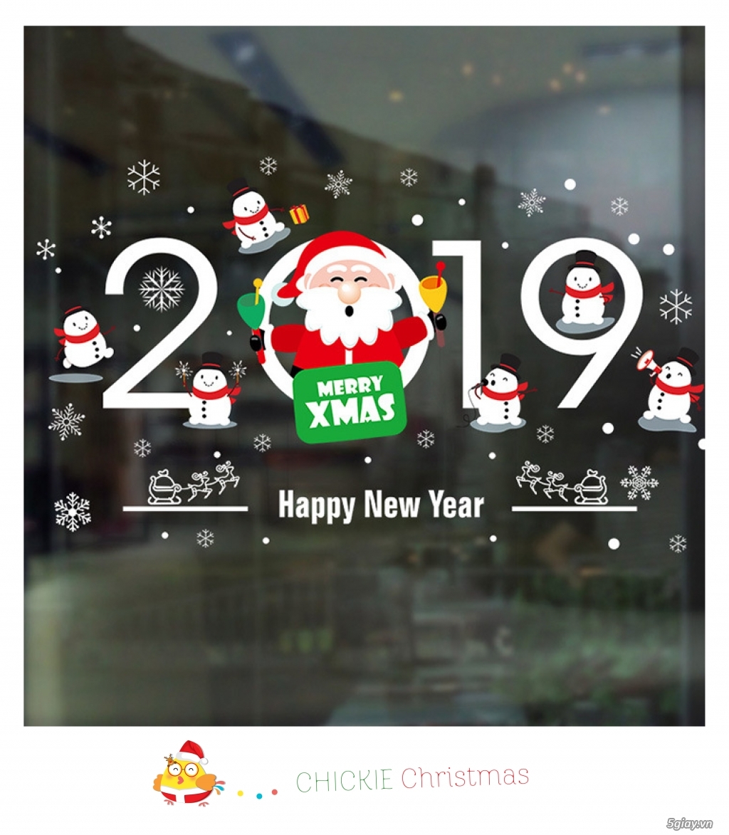 DECAL TRANG TRÍ NOEL