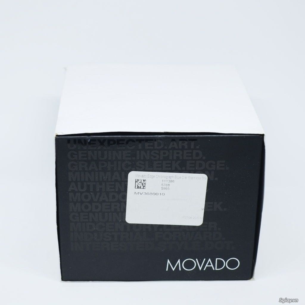 Movado Edge Chronograph - Blue Dial - 99% bán giá siêu ưu đãi