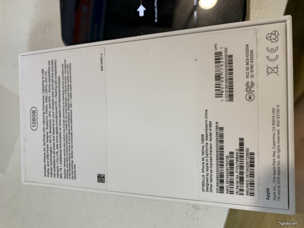 E bán IP XR 128G vàng 99% - 7