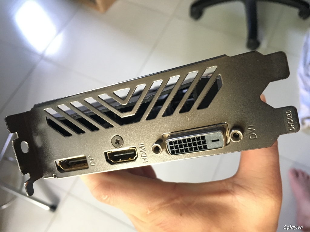 Bán 7 VGA Gigabyte GTX1050Ti 4GB fullbox like new - 1
