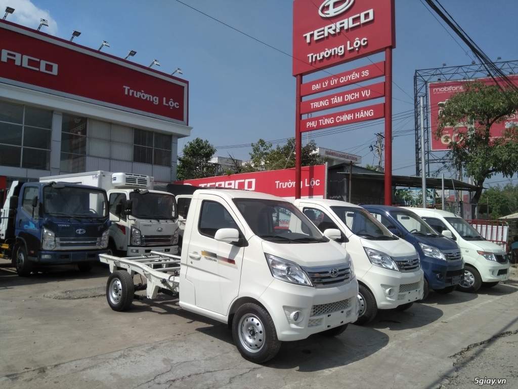 bán xe tải teraco 990kg thùng kín dài 2m8 - 2
