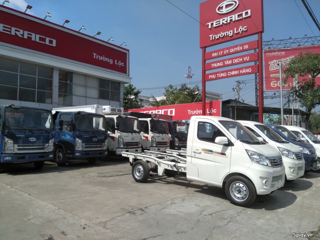 bán xe tải teraco 990kg thùng kín dài 2m8 - 1