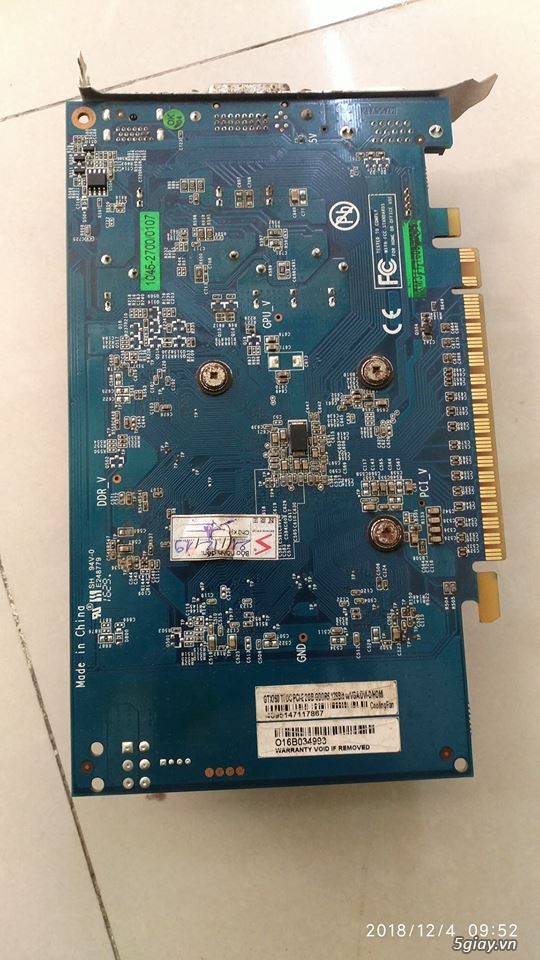 VGA GALAX GTX 750TI OC 2GB D5 BH 12 2019 - 1