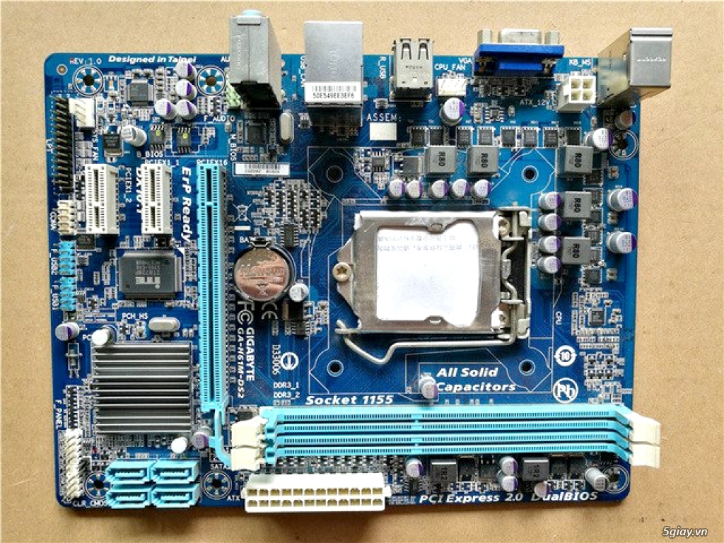 dư dùng thanh lý main gigabyte h61 ds2 sk1155 500k