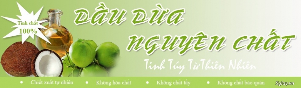 Dầu Dừa Ép Lạnh (Dầu Dừa Trắng)- Giá Sỉ- HCM