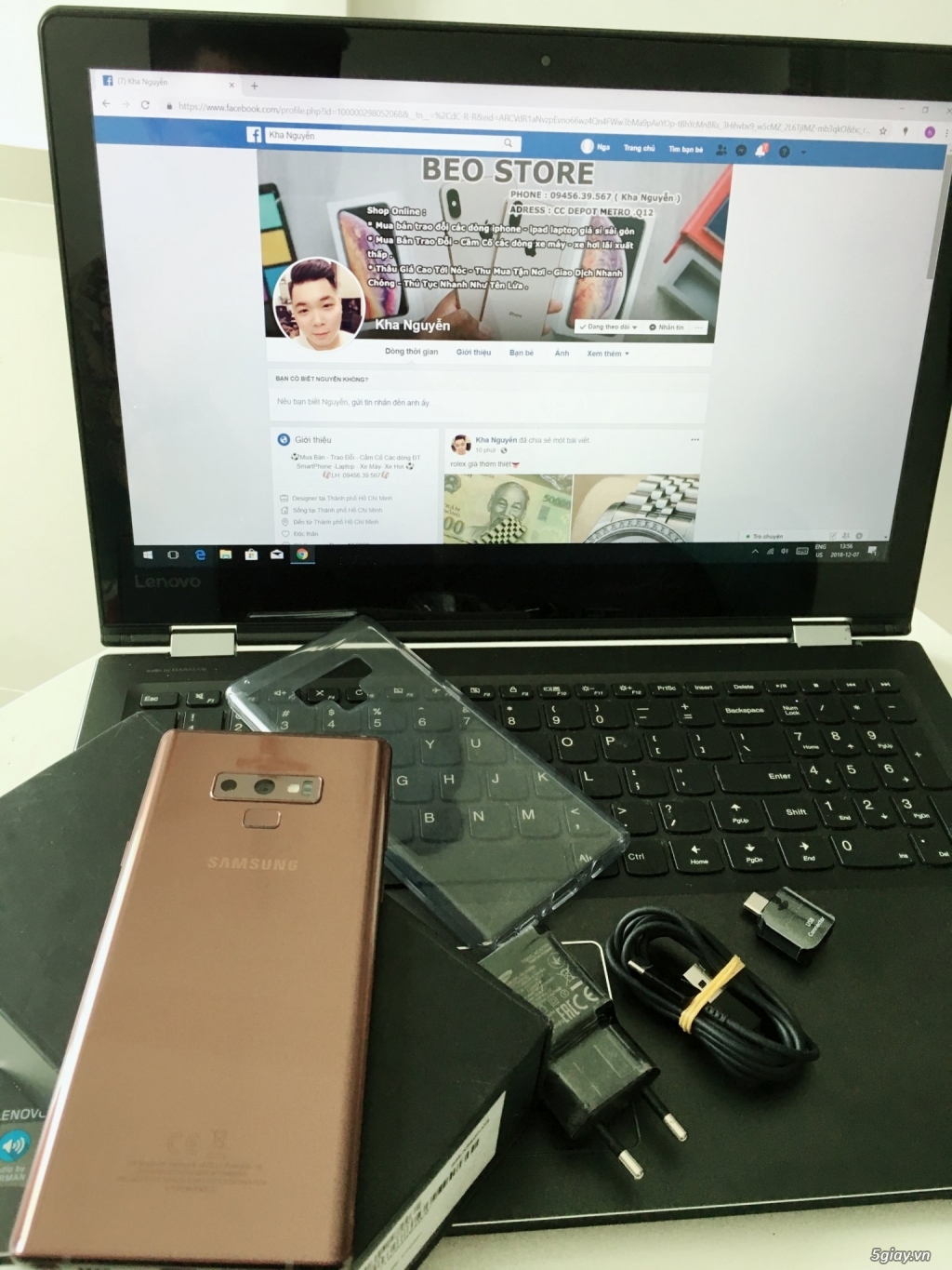 Note 9 128G Vàng Đồng còn BH Chính Hãng Tháng 10/2018 - 3