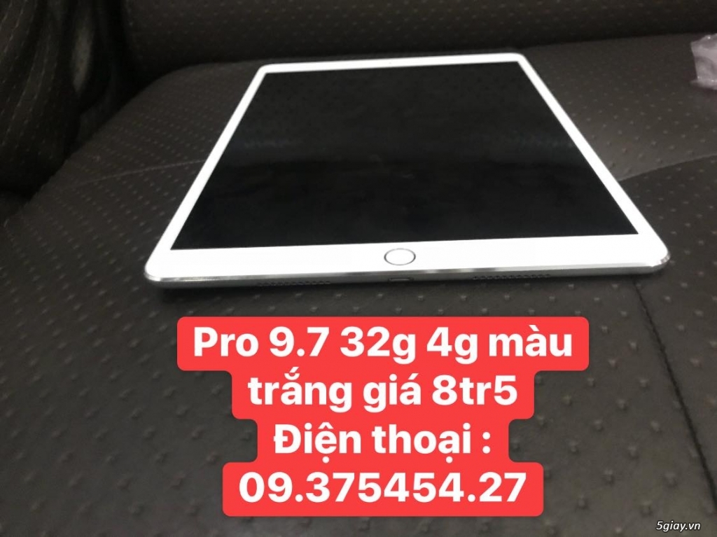 Ipad Pro 9.7 32g 4g màu trắng máy đẹp 98,9% - 1