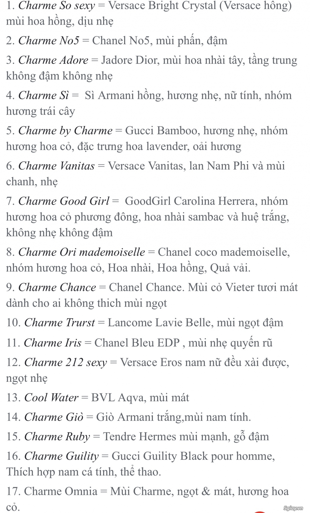 Tân Bình - Tân Phú - Nước Hoa Charme Giảm Giá Mạnh - 4