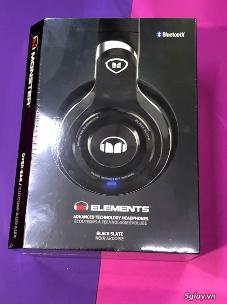 Tai nghe bluetooth Monster Elements Wireless Over Ear
