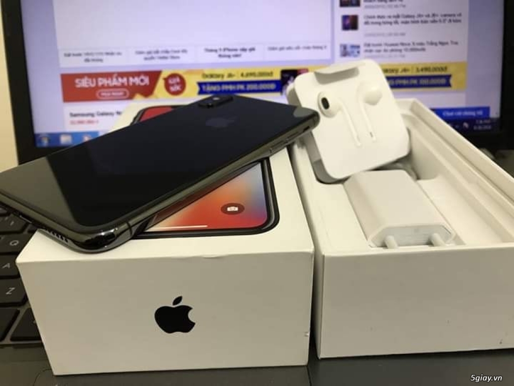 Iphone X quốc tế 256Gb Black Như mới 99% Bh Điện Máy Xanh còn 6 Tháng - 1
