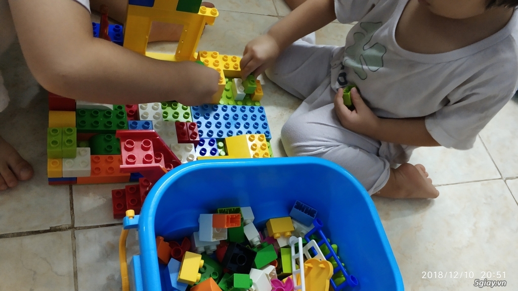 Bộ block Lego lắp ráp nhà 140 chi tiết (size lớn) hàng nhập - 13