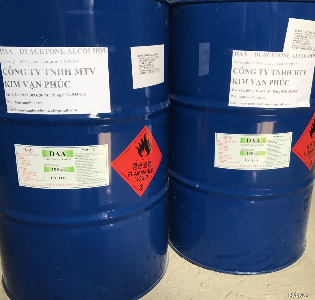 Can ba Di Acetone Alcohol (DAA) 5giay